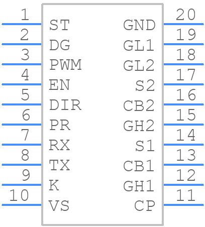 L9904 - STMicroelectronics - PCB symbol