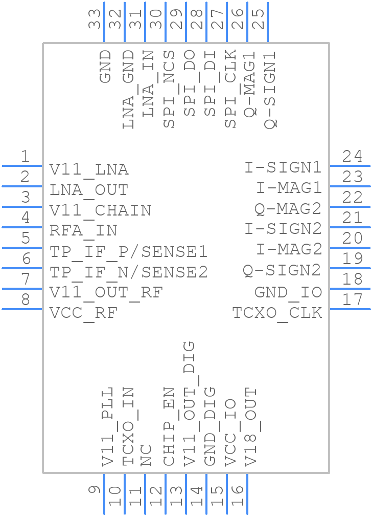 STA5635A - STMicroelectronics - PCB symbol