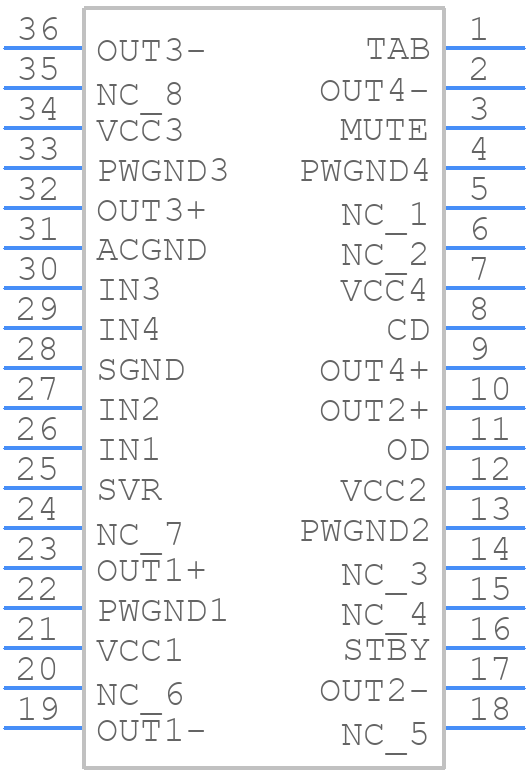 STPA008-ZST - STMicroelectronics - PCB symbol
