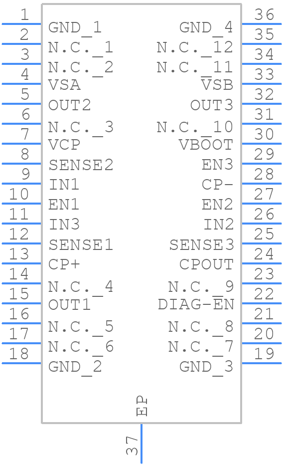 L6230PD - STMicroelectronics - PCB symbol