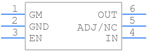 LD39130SPU25R - STMicroelectronics - PCB symbol
