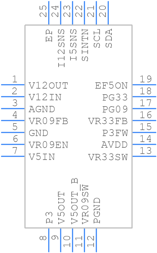 STPMIC02TR - STMicroelectronics - PCB symbol