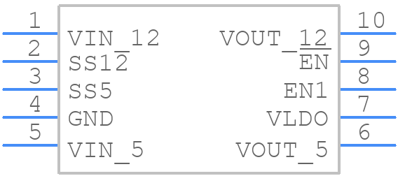 STEF512SRDBPUR - STMicroelectronics - PCB symbol