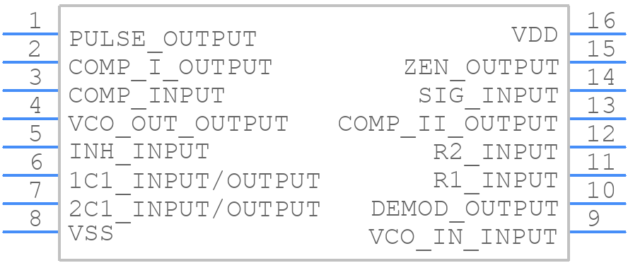 HCC4046BDG - STMicroelectronics - PCB symbol