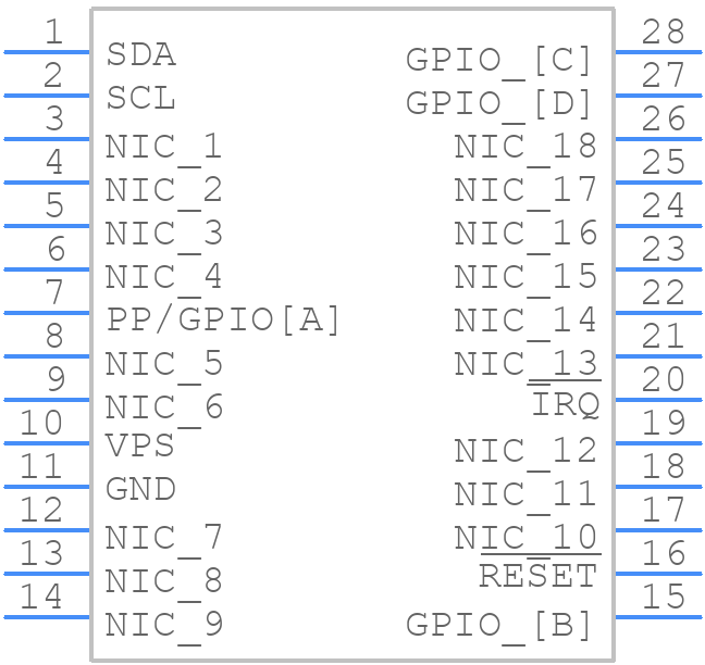 ST33HTPH2E28AHC2 - STMicroelectronics - PCB symbol