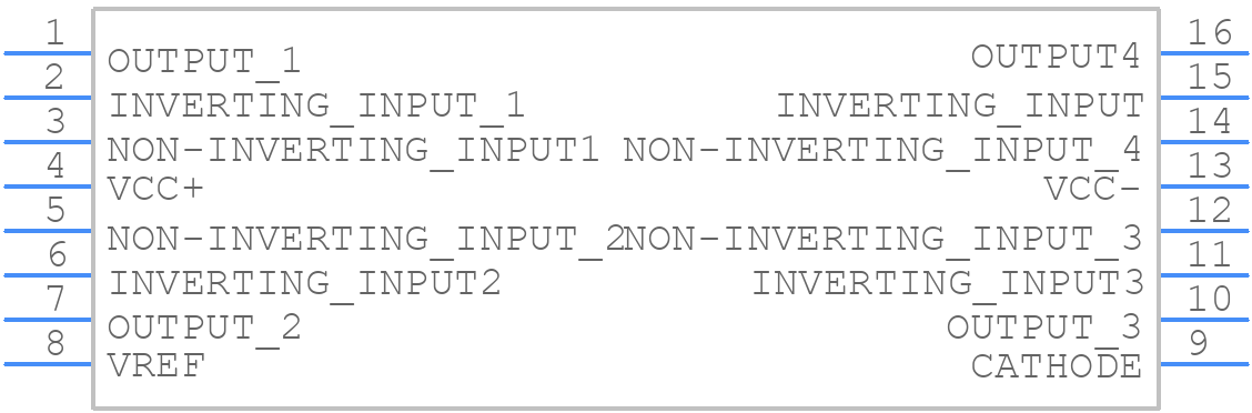 TSM102ID - STMicroelectronics - PCB symbol