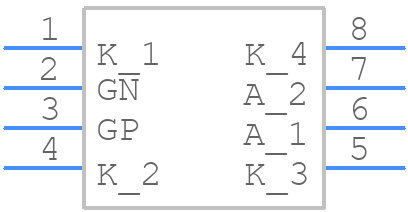 LCP3121RL - STMicroelectronics - PCB symbol