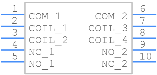 EX2-2U1S - Yageo Group - PCB symbol