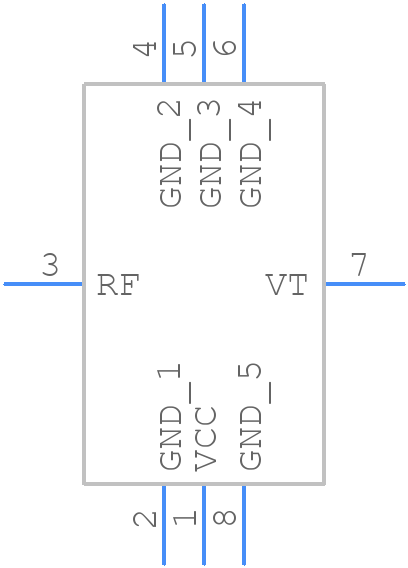 FMVC004 - Fairview Microwave - PCB symbol