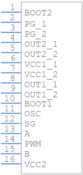 STK6875 - Sanyo - PCB symbol