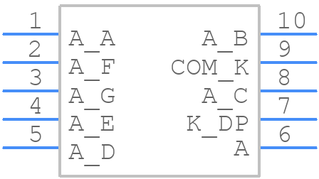 OSL10326-LY - OptoSupply - PCB symbol