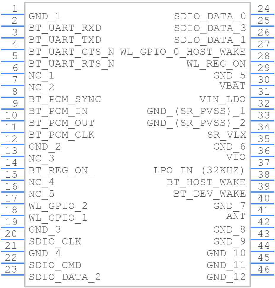 LBEE5KL1YN-814 - Murata Electronics - PCB symbol