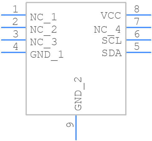 ATECC608B-TNGTLSU-G - Microchip - PCB symbol