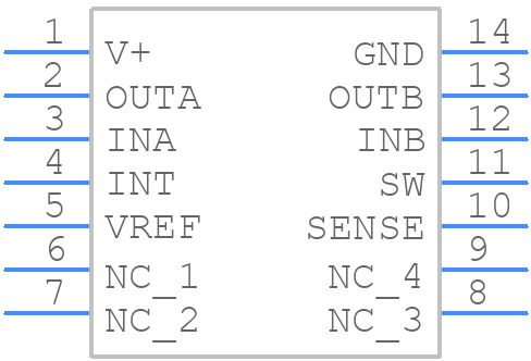 NJM2762V - Nisshinbo - PCB symbol