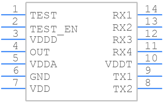 ZMID4200AI1R - Renesas Electronics - PCB symbol