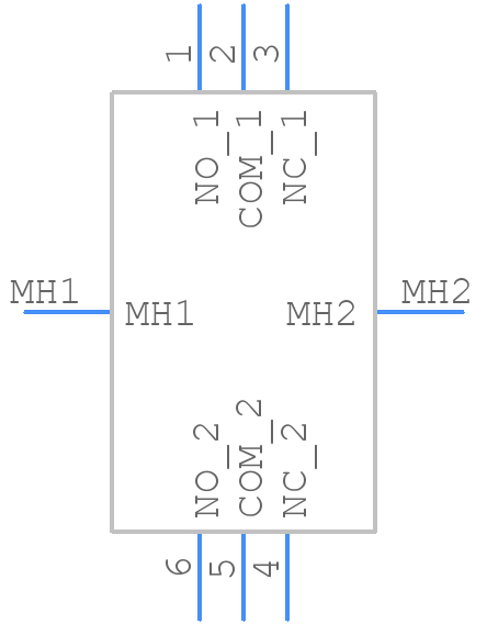 SK22D28G6NS - C & K COMPONENTS - PCB symbol