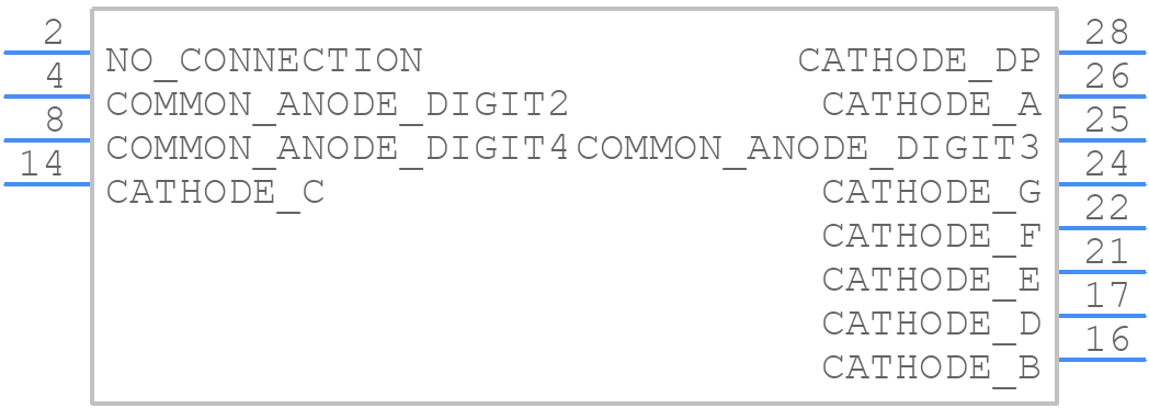LTC-4646G - Lite-On - PCB symbol