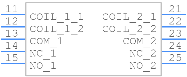 G8K-27R DC12 - OMRON Electronics - PCB symbol