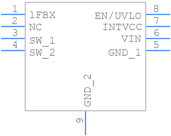 LT8330JDDB#TRMPBF - Analog Devices - PCB symbol