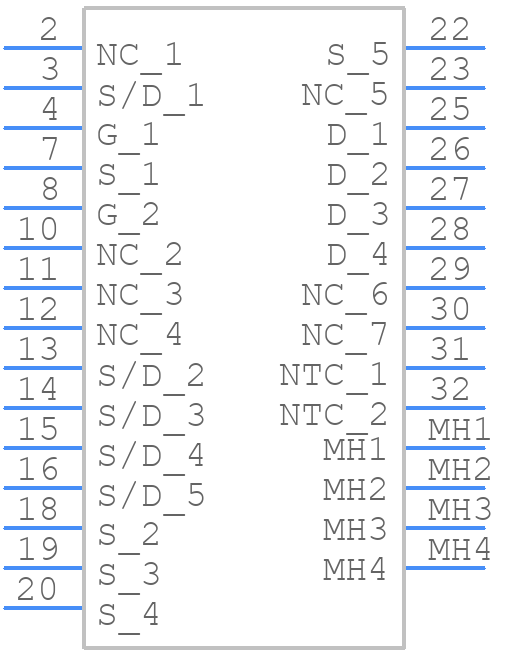 MSCSM70AM07CT3AG - Microchip - PCB symbol