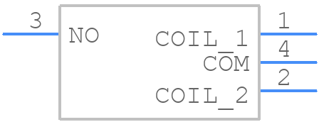 A41AS12VDC - CIT Relay & Switch - PCB symbol