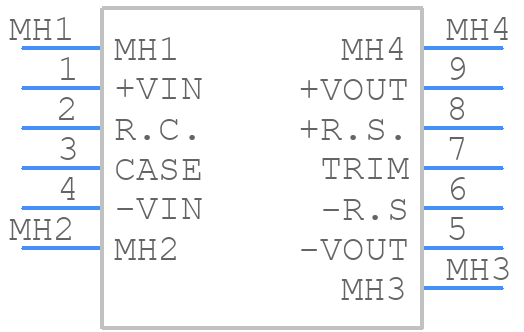 MHB100-24S12 - Mean Well - PCB symbol
