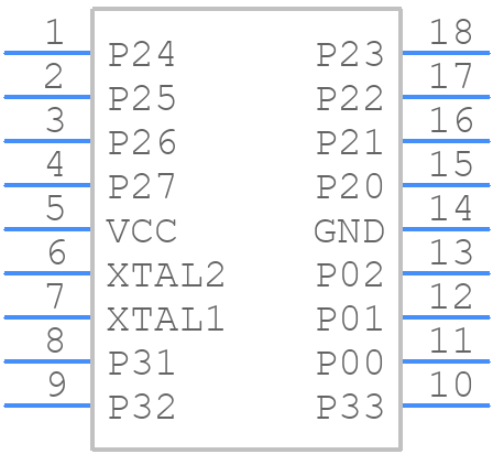 Z86E0208PSC1925 - LITTELFUSE - PCB symbol
