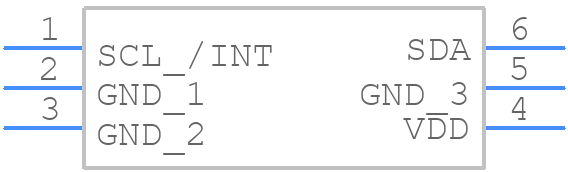 TLE493DP2B6A1HTSA1 - Infineon - PCB symbol