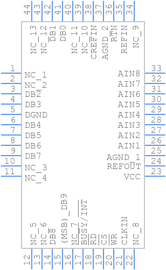 AD7778ASZ - Analog Devices - PCB symbol