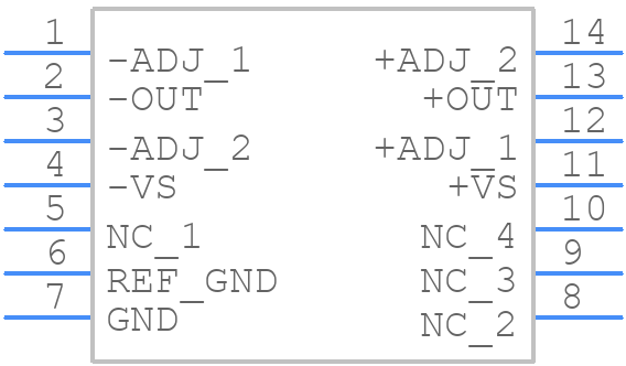 VRE102C - Apex Microtechnology - PCB symbol