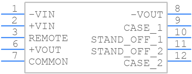 TMR 12-1223WI - Traco Power - PCB symbol