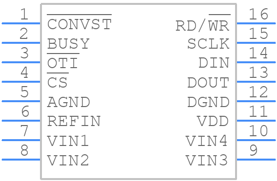 AD7817ARZ - Analog Devices - PCB symbol
