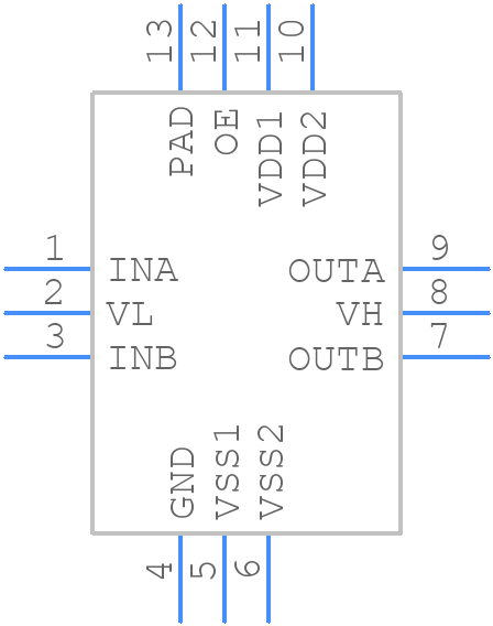 MD1210K6-G - Microchip - PCB symbol