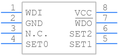 MAX6371KA - Analog Devices - PCB symbol