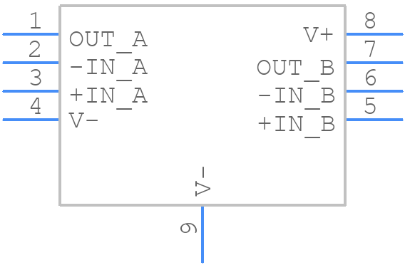 LT1801IDD#TRPBF - Analog Devices - PCB symbol