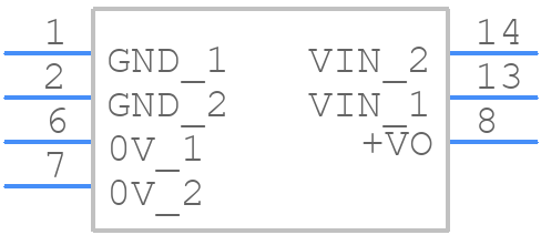 B0505MT-1WR4 - Mornsun Power - PCB symbol