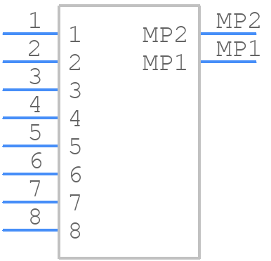 A1501WV0-8PS - JWT - PCB symbol