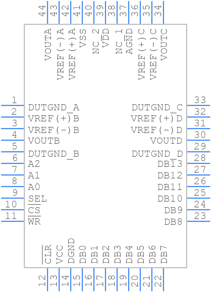 AD7836ASZ - Analog Devices - PCB symbol