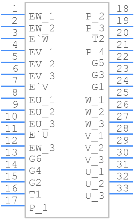 FS50R12W2T7BPSA1 - Infineon - PCB symbol