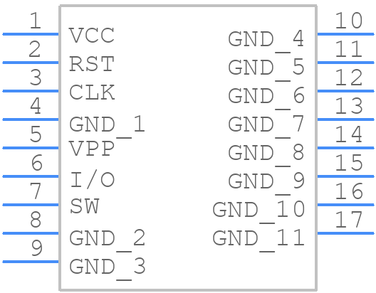 2822541-1 - TE Connectivity - PCB symbol