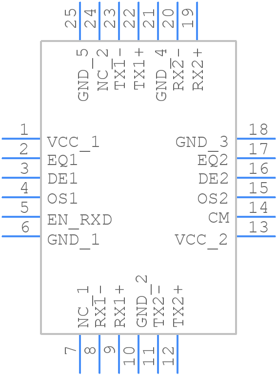 SN65LVPE502RGET - Texas Instruments - PCB symbol