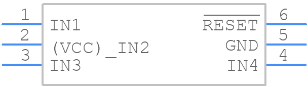 MAX6710KUT+T - Analog Devices - PCB symbol