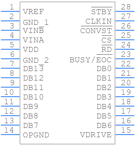 AD7899ARZ-1 - Analog Devices - PCB symbol