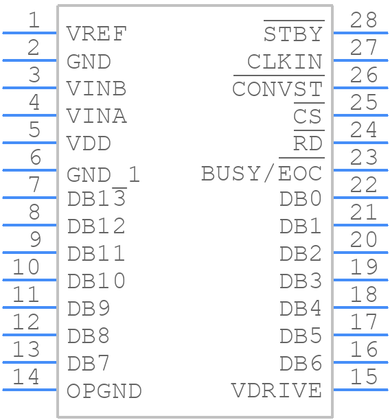 AD7899ARZ-2 - Analog Devices - PCB symbol