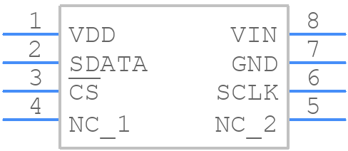 AD7920BRMZ - Analog Devices - PCB symbol