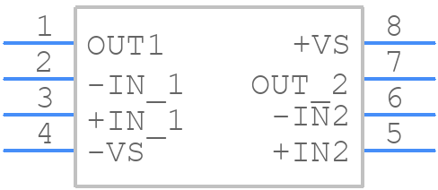 AD8017ARZ - Analog Devices - PCB symbol