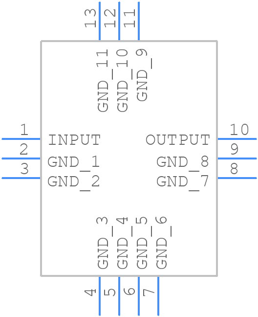 CBP-1555C+ - Mini-Circuits - PCB symbol