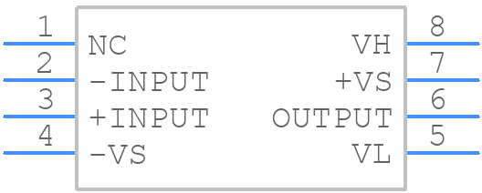 AD8037ANZ - Analog Devices - PCB symbol