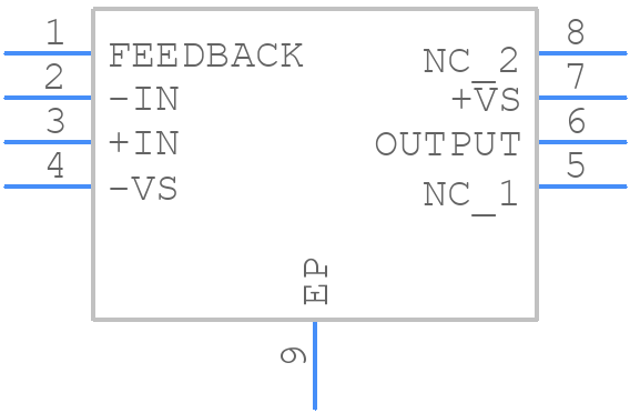 AD8045ARDZ - Analog Devices - PCB symbol