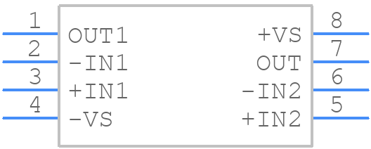 AD8056ANZ - Analog Devices - PCB symbol